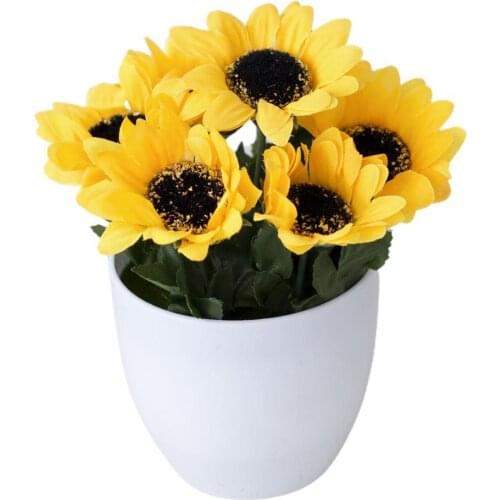 Artificial Plants Multi-use Handmade Plastic Artificial Plants Display for Garden