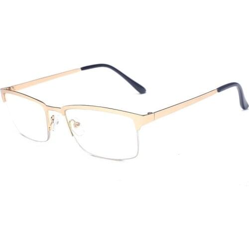 Square Metal Frame Clear Lens Glasses Frame Optical Men Women Reading Computer Eyeglasses Vintage Glasses Optical Frame 1021A