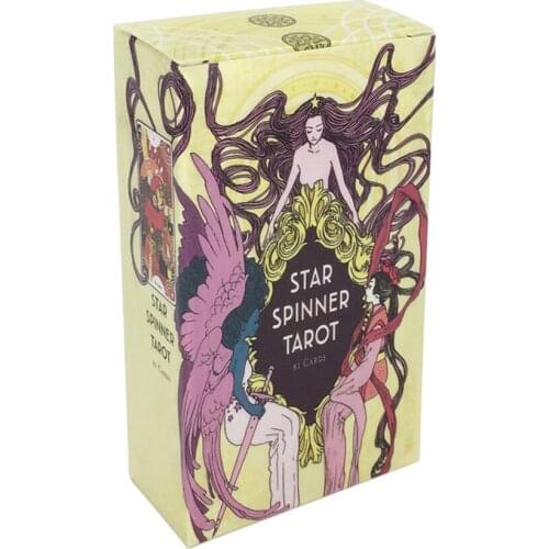 Star Spinner Tarot English Version PDF Guidebook Table Deck Tarot Oracle Card Fun Playing Divination Fate Board Games for women