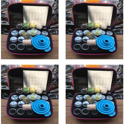 NIEUWE15Flessen Diamant Schilderij Doos Tool Container Opbergdoos Carry Case Houder Hand Tas Rits Ontwerp Schokbestendig Duurz