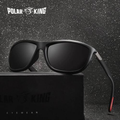 POLARKING Brand Mens Polarized Sunglasses For Driving Fashion Plastic UV Protection Eyewear Designer Travel Sun Glasses