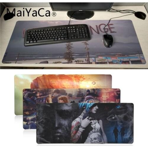 MaiYaCa life is strange Durable Rubber Mouse Mat Pad Unique Desktop Pad Laptop PC Computer pad xl Durable Rubber anime Mousepads