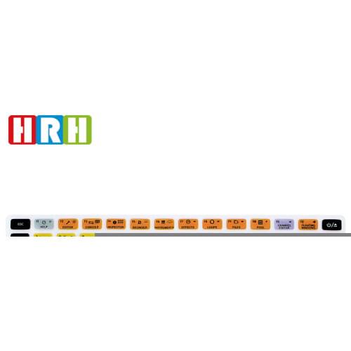 HRH Studio One Spanish Hotkey Shortcuts Function Silicone Keyboard Cover Protector Skin For Mac Air Pro Retina 13"15"17" EU/US