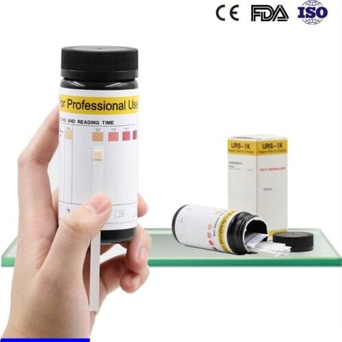 50 strips Rapid easy useurine ketone test URS-1K parameter kits ketosis tester meter analisis de orina urine strips ph test