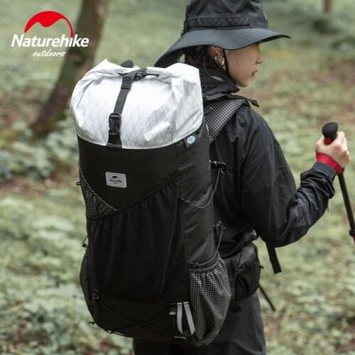 Naturehike Outdoor Camping 30L Backpack Large Capacity Ultralight Breathable 210D Nylon Waterproof Hiking Climbing Sports Bag