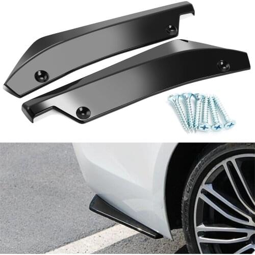 2Pcs Universal Car Rear Bumper Lip Diffuser Splitter Scratch Protector for Kia Rio K2 K3 K5 K4 Cerato,Soul,Forte,Sportage R