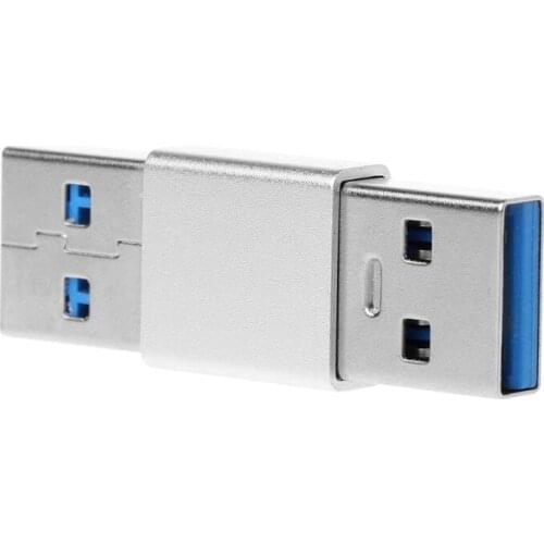 High Speed USB 3.0 Male to Male M-M Extender Adapter Gender Changer Connector Coupler