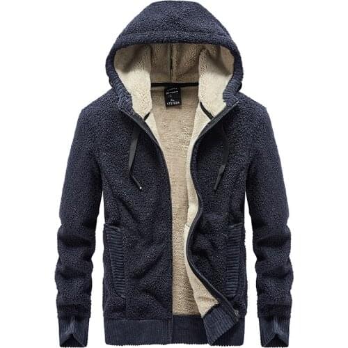 Winter Coat 2020 New Fashion Oversize Thick Warm Jacket Men Winter Hooded Parka Fleece Cotton Coat Casual Winter Mens Jacket