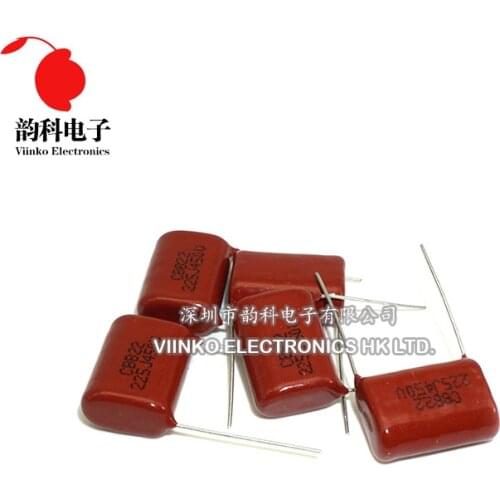 100pcs CBB Polypropylene film capacitor pitch 22mm 27mm 20mm 450V 630V 400V 250V 2.2uF 1.5uF 3.3uF 4.7uF