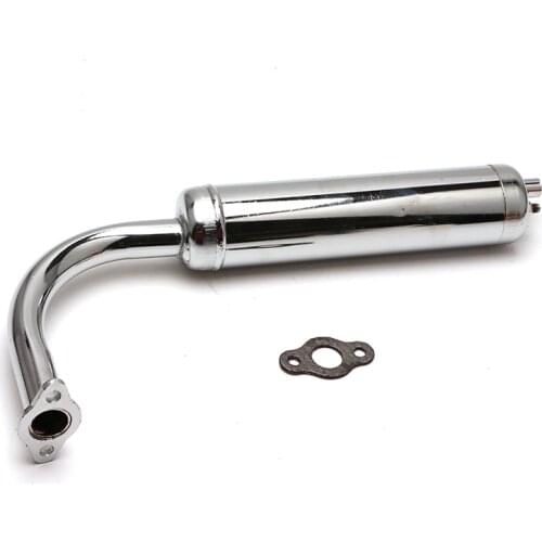 Mini bicycle accessories two-stroke engine for 49CC 60CC 80CC exhaust pipe muffler chimney iron row