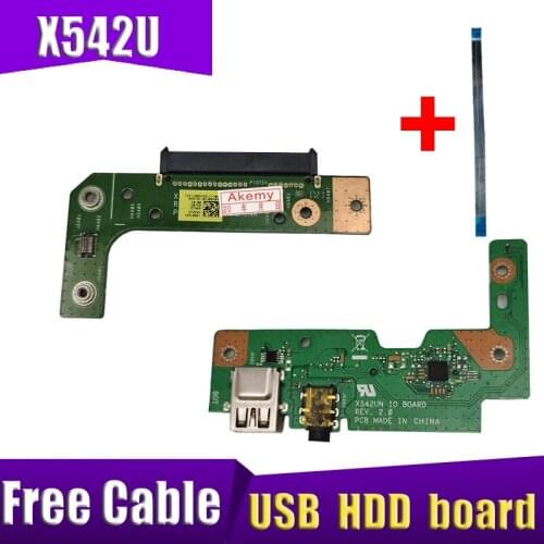 Free cable FOR Asus VivoBook X542BP X542B X542BA USB Audio usb board Laptop HDD Hard Disk Drive Board