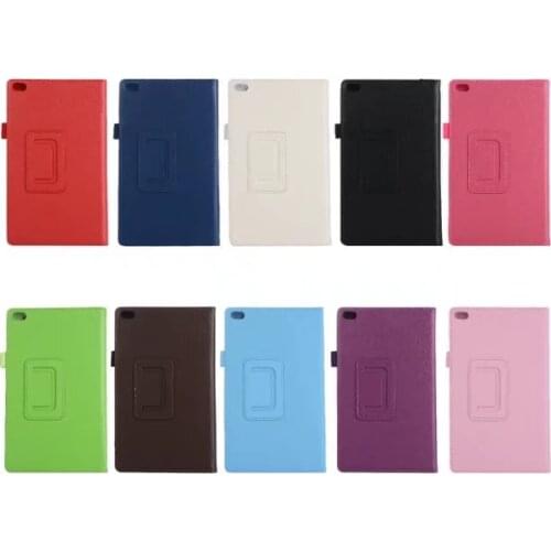 For Lenovo Tab 4 8 TB-8504N TB-8504F 8504 Lichi PU Leather Cases Tablet Protective Cover 8.0 Inches Cover Shell ynmiwei+pen