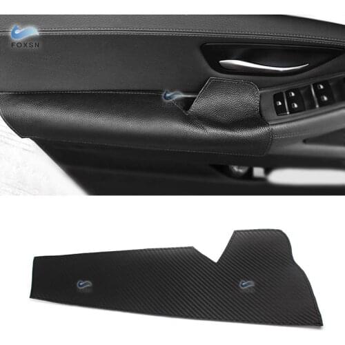 For BMW 5 Series F10 F18 2011- 2016 2017 Microfiber Leather Car Interior Driving Side Door Handle Armrest Panel Pull Trim Cover