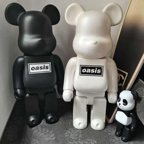 Bearbricks 1000% Action Figure Bear Brick Figure Toys Pvc Action Figures Toy Collectable Decoration Street Art Hip Hop Gifts Kaw