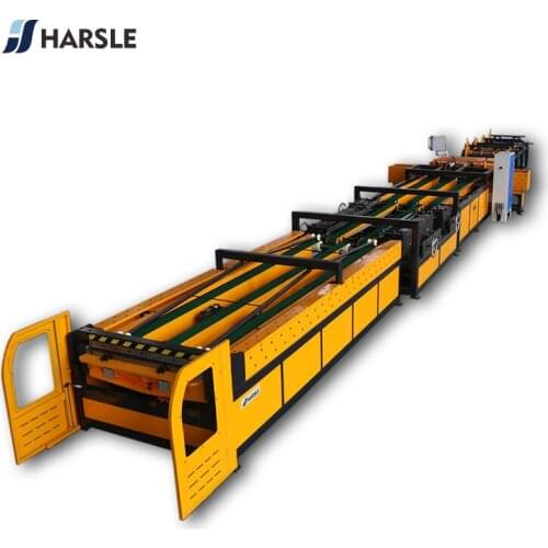 HARSLE HVAC Straight Line Shape Auto Duct Line 5 Duct Making Machine