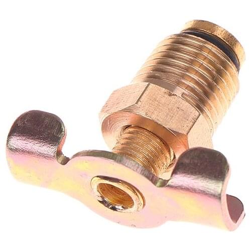 1pc Brass Air Compressor Water Drain Valve1/4" NPT 30x24mm For Piston Compressor