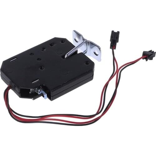 Magnetic Latch Door Lock Electric Drop Bolt Picks Auto DC 12V 2A Solenoid Induction Access Control File Case Cabinet Drawer K92F