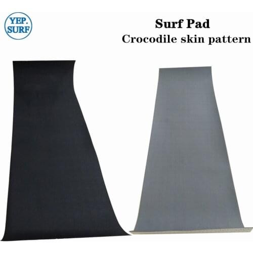 2019 New Black/Gra crocodile skin Surfboard Traction Tail Pads Surf Deck Grips EVA surf traction pad boat deck pad SUP deck pad