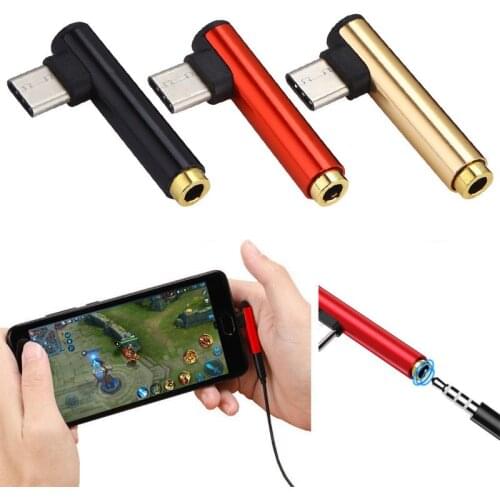 USB Type C to 3.5mm Jack Headphone Adapter Type-C to AUX Audio Splitter USB C Earphone Adapter for Xiaomi 6 Letv 2 2 Pro Max 2