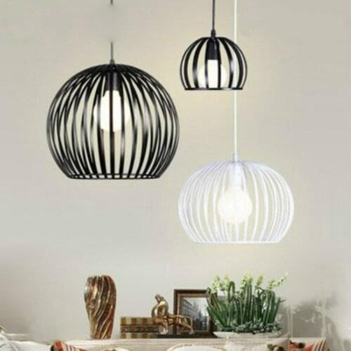 Simple Pendant Lamps Vintage Industrial Style Iron Pendant Lights for Restaurant Bar Cafes Living Room Lights