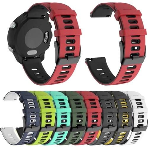 20mm 22mm Soft Silicone Band For Amazfit GTS 2/2e/GTS2 Mini/GTR 42mm 47mm/GTR2/2e/stratos 2/3 Bracelet Watch Amazfit Bip Straps