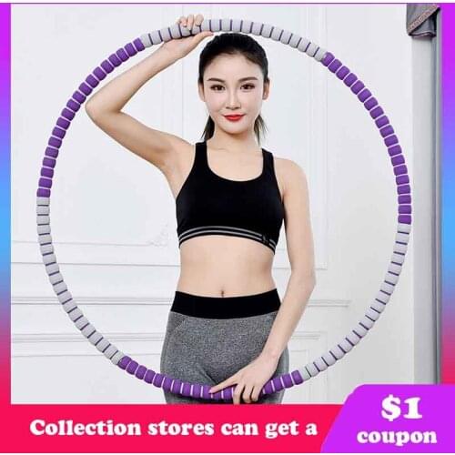 Removable Stainless Steel Sport Hoop Fitness Circle Lose Weight Home Bodybuilding Exercise Crossfit Workout Fitness Equipment