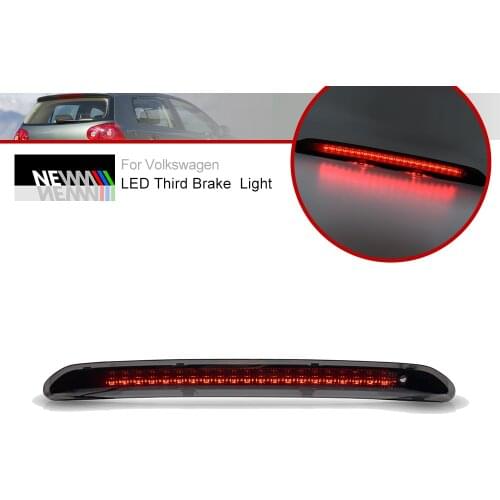 Smoked Stop Signal 3rd Brake Light for VW Passat B6 Variant MK5 Golf Hatch MK6 Golf Plus Tiguan, Error Free High Mount Stop Lamp