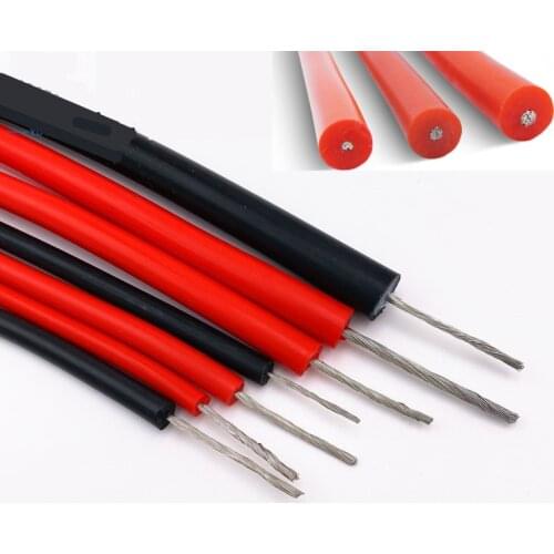 18 AWG 25KV 30KV 40KV Silicone single core high voltage wire 17AWG 15AWG car ignition wire