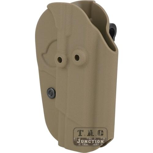 HSG Style Right Hand Concealed Carry Pouch For Beretta 92 M9 Tactical IWB Kydex Waist Tuckable Clip Holster DE