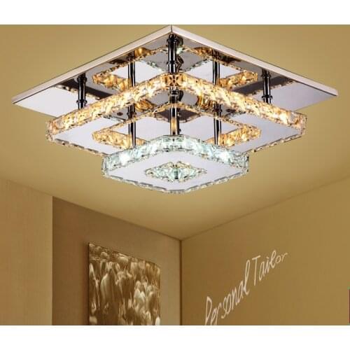 Light Nordic entrance modern minimalist lamp aisle led crystal lamp ceiling lamp