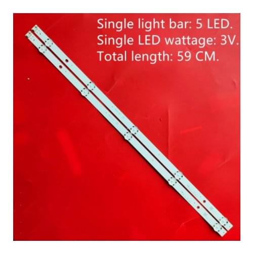 LED Backlight strip 5 lamp for LG 32"TV Innotek direct 15.5Y 32Inch 32LF510B 32LH590U SVL320AL5 DH_LF51 32LH51_HD SSC_32inch_HD