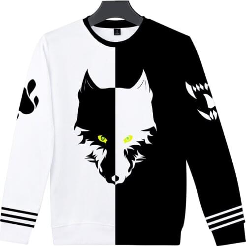 Cute Shiba Inu Sweatshirt Men/Women Fashion Wolf Cartoon Harajuku 3D Print Clothing Autumn Long Sleeve Sweatshirts Pullovers