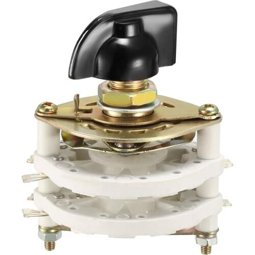 Uxcell 2P6T 2 Pole 6 Position 2 Deck Band Channel Rotary Switch Selector