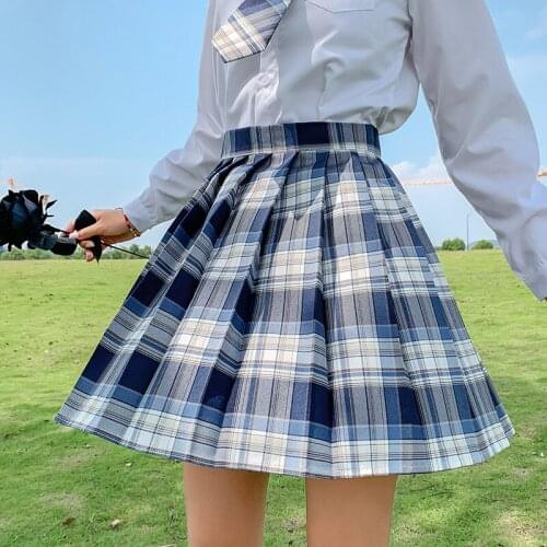 JK Skirt Japanese Style Skirt High Waist Original Preppy Style Pleated Skirt Student Uniform Skirt School Uniform Skirt Female