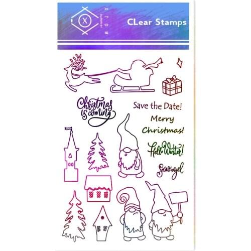 11*16CM Hot sale Easter villain Clear Stamps / Silicone Seals Roller Stamp for DIY scrapbooking photo album/Card Making