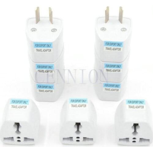 20pcs Free CN Post EU US DE UK to NZ AU AC Power Plug Travel Adapter Converter 3 pin 2pin Australia New Zealand