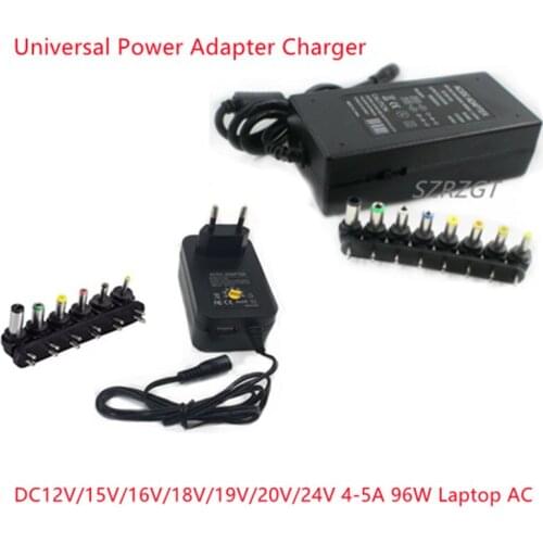30W/96W 3V4.5V5V6V7.5V 9V 12V12/15/16/18/19/20/22/24V 2A/4.5A AC DC Adaptor Adjustable Power Adapter Universal Charger Supply