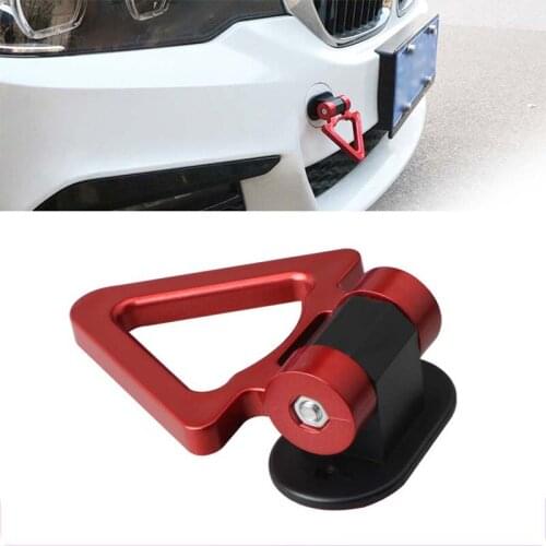 Car Towing Hook Decoration Modified Exterior Triangle Trailer Hook Ring Personalized Pasted Universal Type