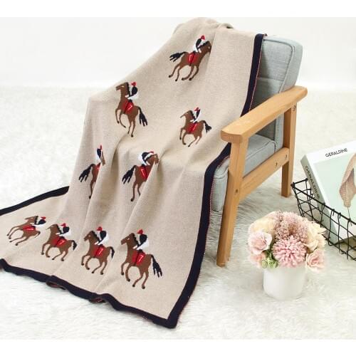Baby Blankets Newborn Baby Stroller Knitted Cotton Cute Cartoon Warm Swaddle Kids Bath Towels Toddler Infantil Bedding Blanket