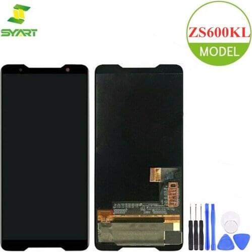 For ASUS ROG Phone ZS600KL AMOLED LCD Display Touch Screen Digitizer Assembly Replacement + Tools For Asus ZS600KL 6.0" Screen