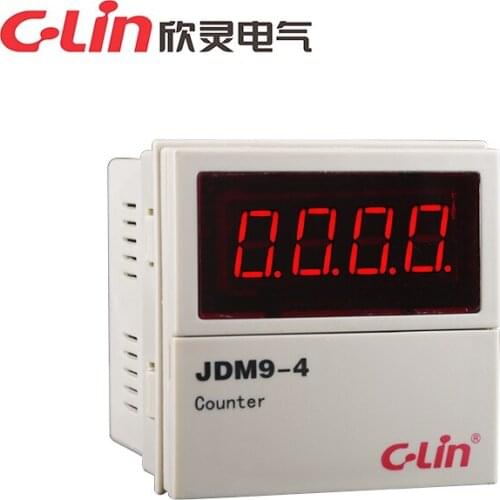 JDM9-4 New Original C-Lin COUNTING RELAY AC380V AC220V DC24V N or C System