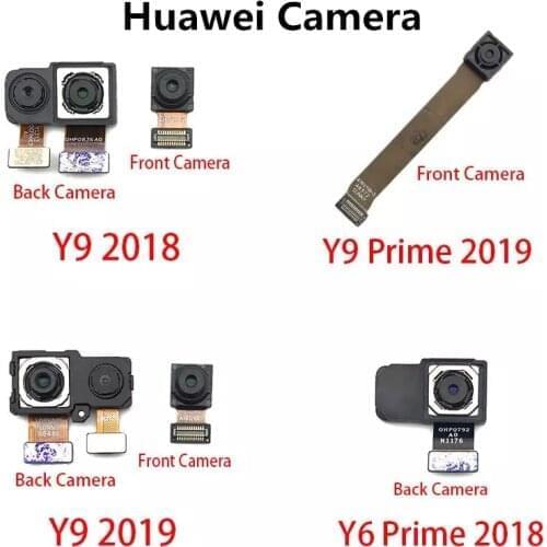 Back Facing Camera Rear Main Camera Big Camera and Front Camera Module Flex Cable For Huawei Y6 Prime Y9 Prime 2018 2019 Parts