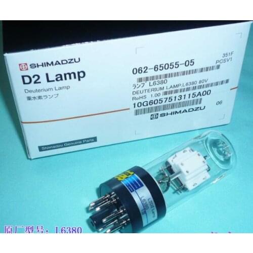 Shimadzu D2 deuterium lamp L6380,062-65055-05 UV-1700 1750 80V,Original type