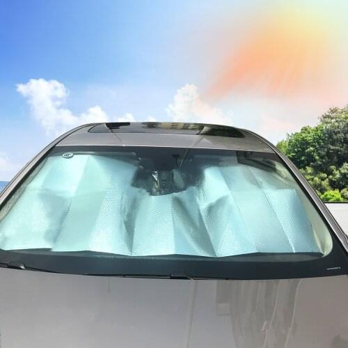 LEEPEE Sun Block Cover Folding Window Film Anti-UV Car Window Shade Front Window Car Sun Shade Cover Universal