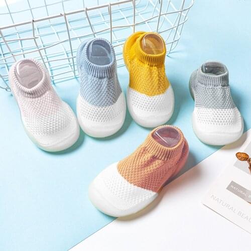 Fashion Newborn Infant Baby Boys Girls Mesh Prewalkers Short Tube Soft Bottom Non-slip Breathable First Walkers Socks Shoes#p4