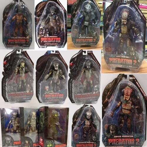 NECA Jungle Hunter Demon Water City Hunter Warrior Lost Boar Snake Stalker Guardian Classic Predator Action Figure Toy Doll Gift