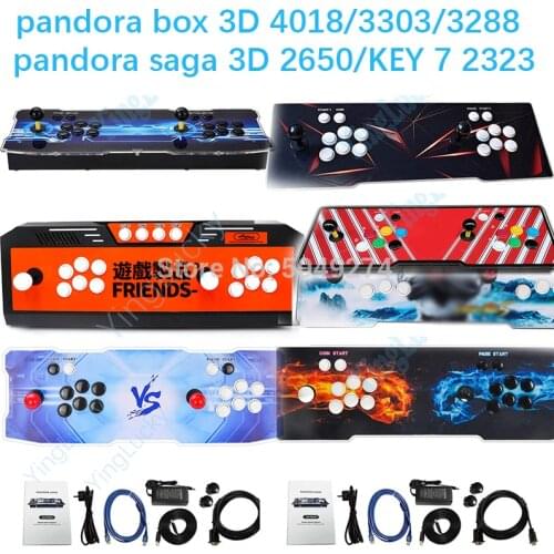New pandora box 3D pandora saga 3D pandora key 7 & built-4018/4188/3333/3288/3303 / DX 3000 version game boards with wifi