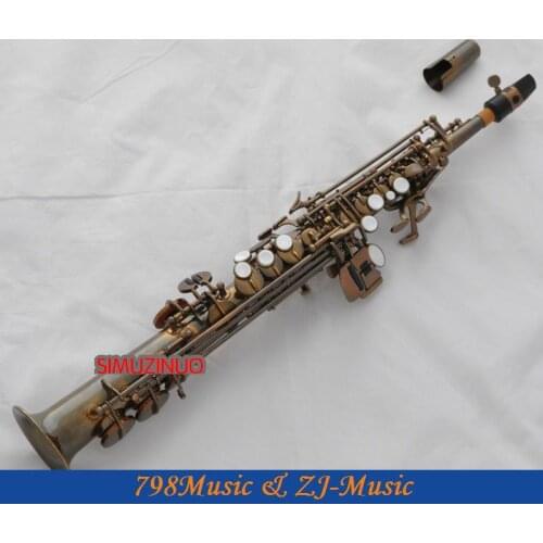 Professional Red Antique Eb Sopranino saxophone sax low Bb to high F