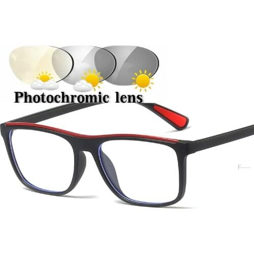 Progressive Multifocal glasses Transition Sunglasses Photochromic Reading Glasses Men Reader Near Far sight diopter FML