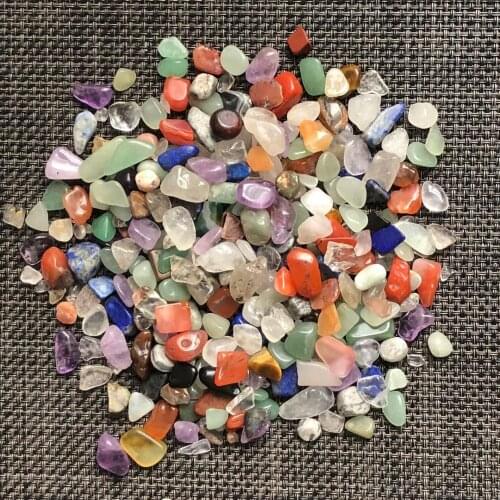 100g tumbled gemstone mixed stones natural rainbow colorful rock mineral agate for chakra healing